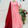 Vardan Ethnic Zb 5037 Cotton Silk Wholesale Gown With Dupatta Catalog